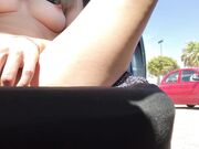 Ivy Roses - Busy Parking Lot Dildo Play