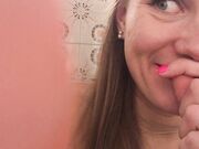 Ivy Roses - College Toilet Creamy Dildo Fuck Naked