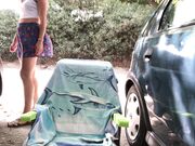 Ivy Roses - Cummin In Chair Next To Busy Road