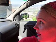 Ivy Roses - Cummin Naked In Sightseeing Spot