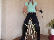 Ivy Roses - Equestrian Girl Dildo Riding Ripped Pant