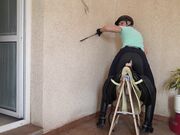 Ivy Roses - Equestrian Girl Dildo Riding Ripped Pant