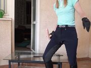 Ivy Roses - Equestrian Girl Dildo Riding Ripped Pant