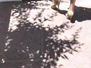 Ivy Roses - Flashing In City High Heels Leather Skir