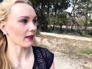 Ivy Roses - Naked Dildo Fucking Marathon In Public