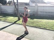 Ivy Roses - Pantsing 14 Workout And Soaked Clothes
