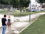 Ivy Roses - Pantsing 15 Strapless Dress At Park