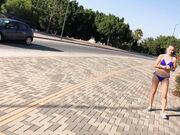 Ivy Roses - Pantsing Vid 5 Stolen Bikini In Street