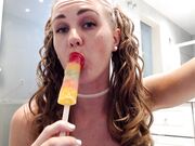 Ivy Roses - Popsicle Ice Cream Messy Anal Stuffing