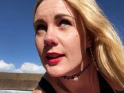 Ivy Roses - Public Beach Creamy Cum Naked