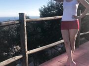 Ivy Roses - Red Miniskirt Flashing In Public