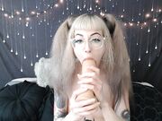 Elle Kat - Sloppy BJ With Facial From Petite Girl