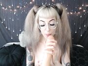 Elle Kat - Sloppy BJ With Facial From Petite Girl