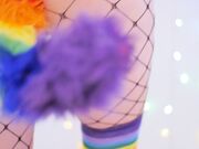 MissRainbowslut - Ahegao Rainbow Kitty Slam
