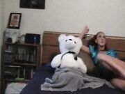 A Girl And Her Teddy Bear