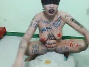 Asian Slut Fucks Her Teddy 2