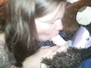 BBW Gets DP'd By Stuffies