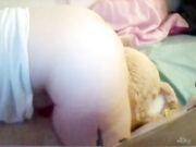 Big Girl Humps Giant Teddy Bears Face Till Orgasm