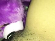 Cumming On Her Teddy