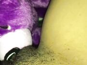 Cumming On Her Teddy