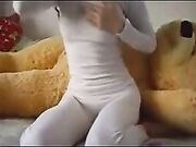 Girl Makes Love To Her Teddybear