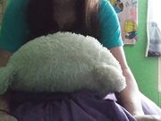 Goddessboo - Little Has Moaning Orgasm While Grinding On Teddy