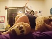 Jasmine Fucks Her Teddy Bear Till She Cums
