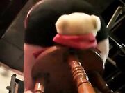 Lady Dances Buttcrush On Teddy