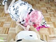 Lana Rain - POV Goth Loli Sucks And Rides Her Teddy