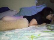 Lily Flower - Step Dad Catches Step Daughter Lily Flower Humping Her Teddy Bear