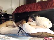 Mrs Nolan - Teddy Bear Dildo Ride Cumshow