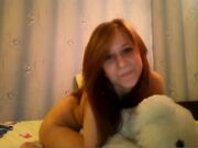 Sweet Girl Masturbate With Teddybear