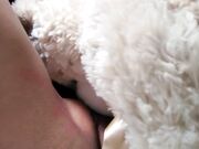 The Tiny Whore Gets Fucked By Teddy Bear