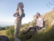 Saraanddave - Bj outside with cum