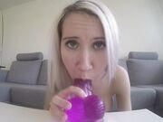 Saraanddave - Deepthroat dildo