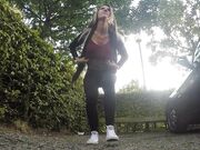 Saraanddave - Masturbating at a parking lot