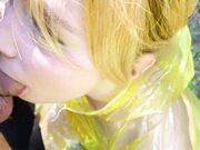 Sweetie Fox - Baby In Pvc Raincoat Sucks An Swallow