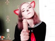 Sweetie Fox - Young Cosplay Girl Play Pussy Vibrator