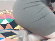 Goddess Green Eyed - Ass Worship Brown Pencil Skirt And Heels