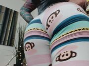 Goddess Green Eyed - Asshole Worship Monkey Pj Pants To Nude