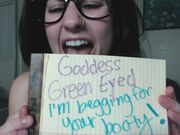 Goddess Green Eyed - Beg To Worship My Asshole