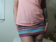 Goddess Green Eyed - Financial Dominatio Summer Skirt