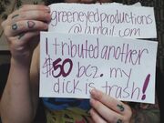 Goddess Green Eyed - Findom Sph Tribute Video