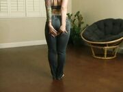 Goddess Green Eyed - Ripped Lucky Jeans Jerk Off Instruction