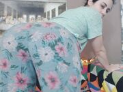 Goddess Green Eyed - Tease And Denial Floral Print Joggers