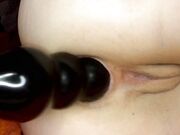 freakslutsage - Anal Play With My New Huge Toy