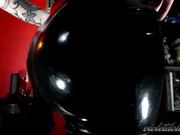 Violet Doll - Black Latex Ass Tease