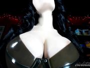 Violet Doll - Latex Tit Tease