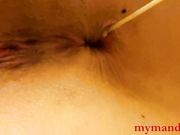 Mandy Flores — Blue Anal Beads