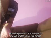 Nadya Zabava - Pathetic Midget,insignificant Loser,i Will Squash And Fuck You¡ Femdom Joi.